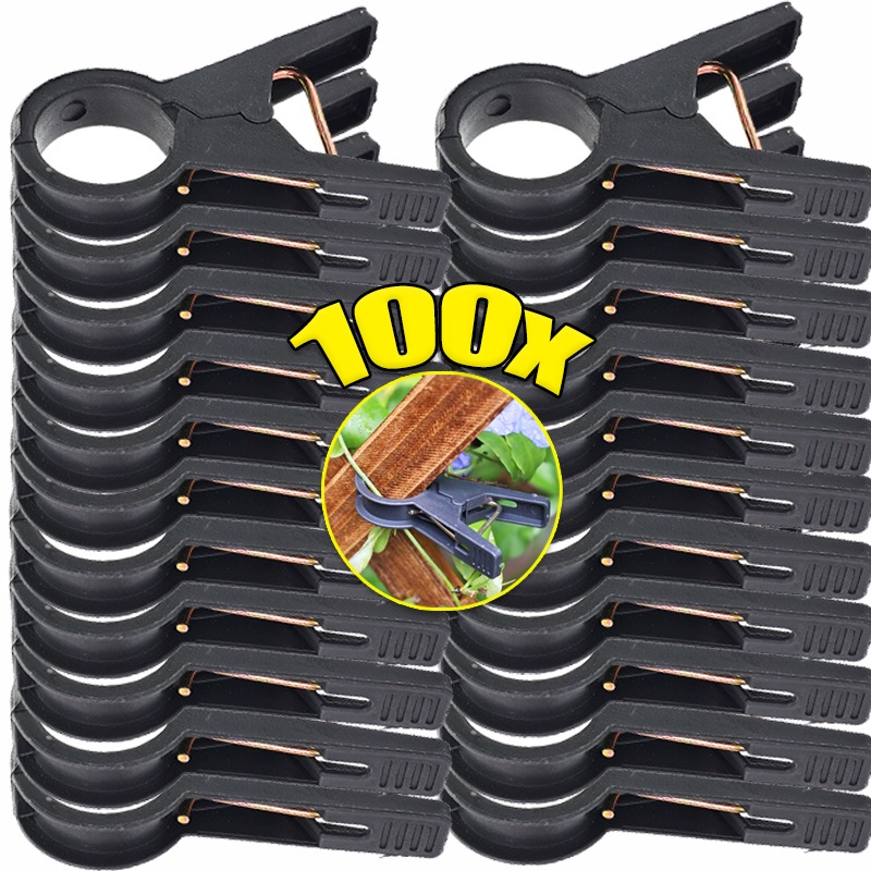 Vine Climbing Plastic - Newly 100/10pcs Plant Support Clips Reusable