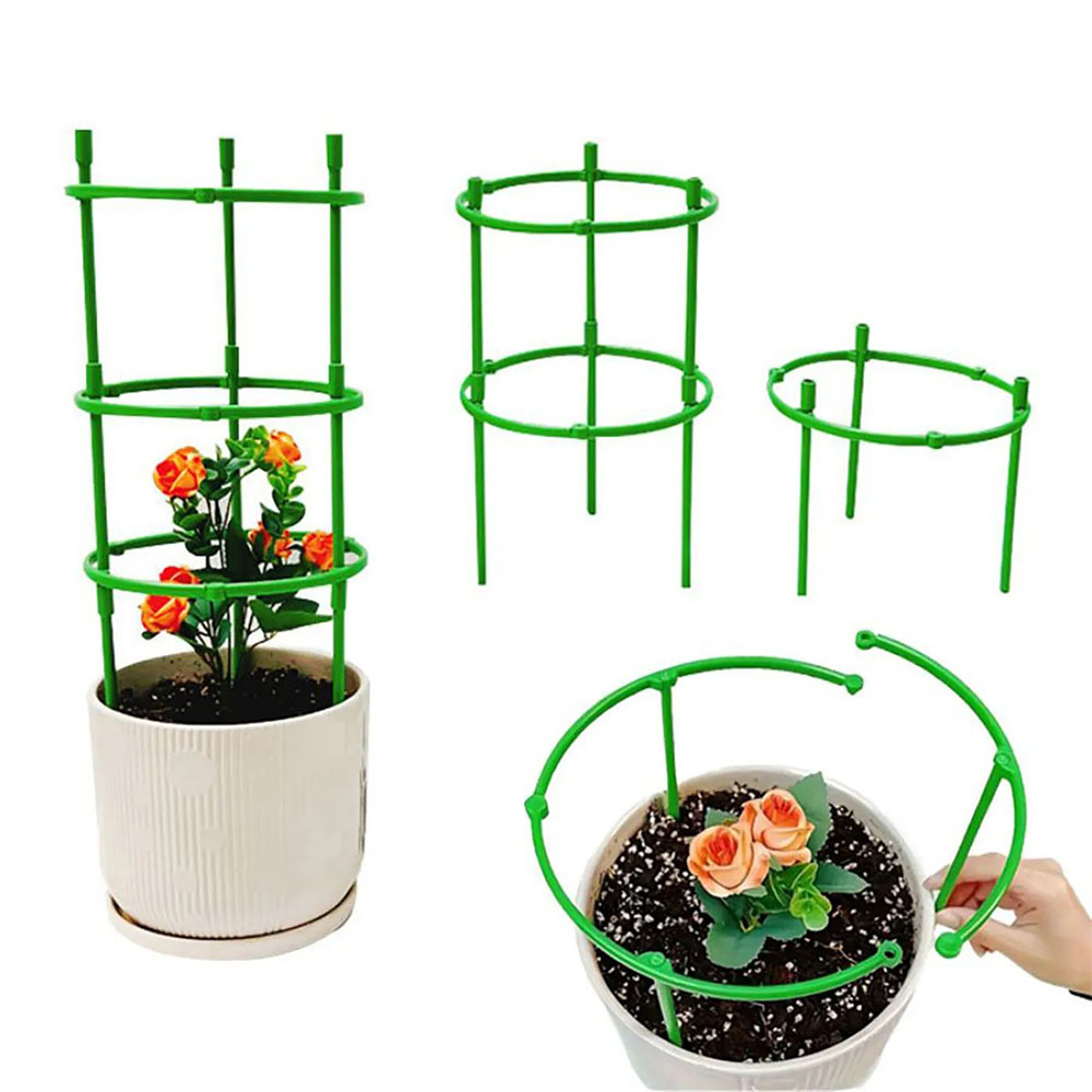 Vine Climbing Plastic - Half Round Plastic Plant Support Pile
