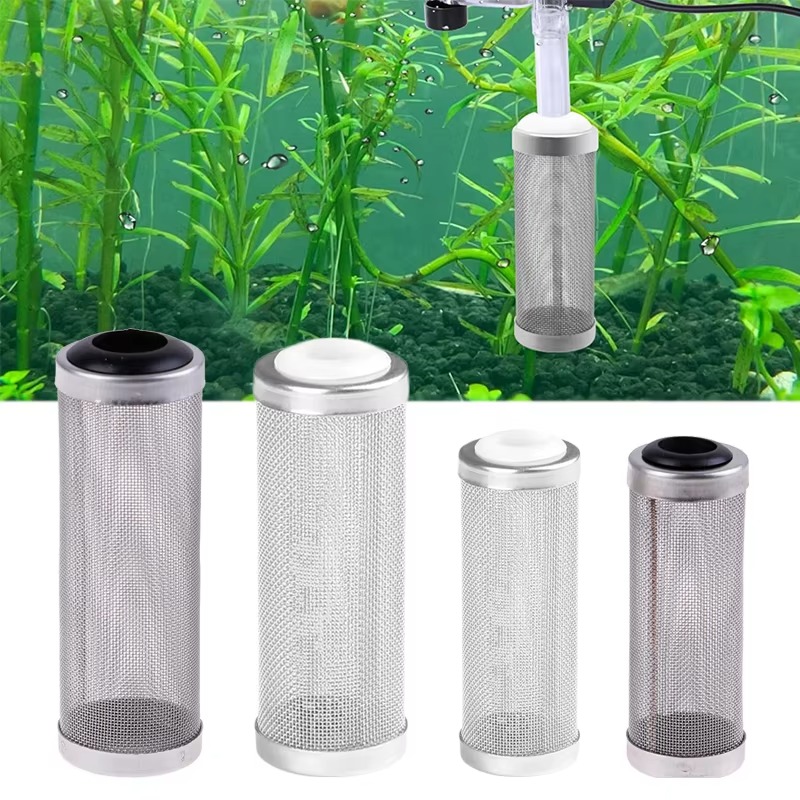Aquael Filter Fzn - 12/16mm Aquarium Inflow Inlet Filter Stainless