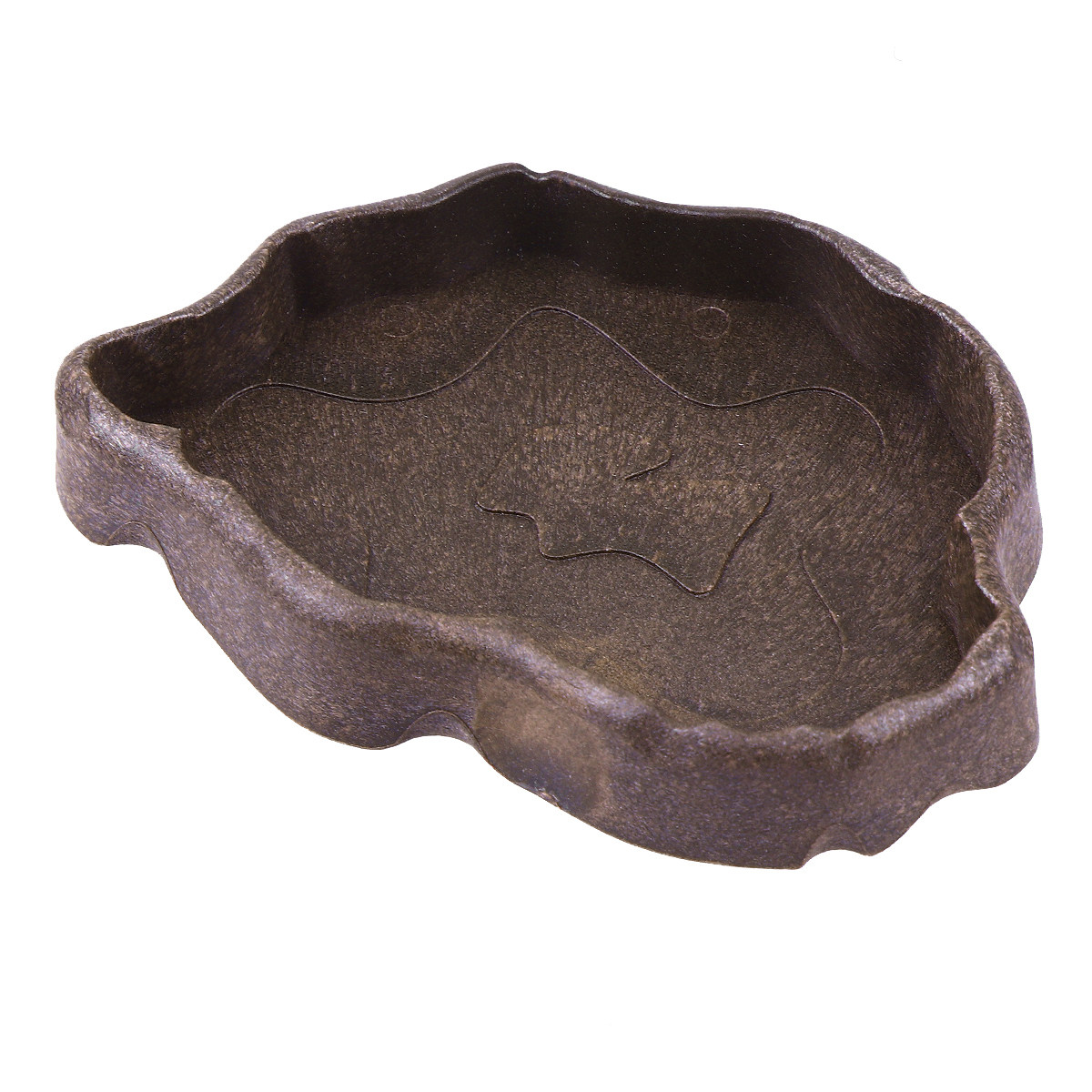 Reptile Resin Food Dish Coffee - огляд і ціна Water Dish Reptile