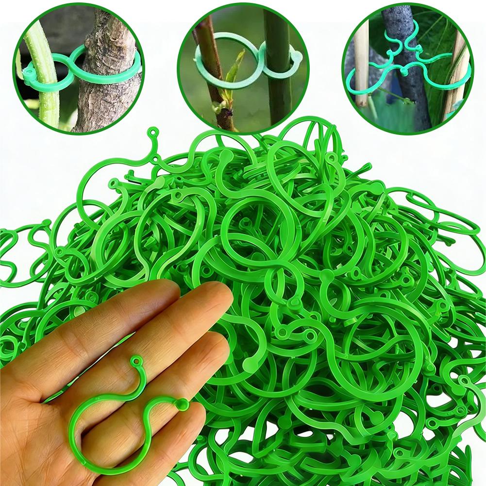 100 Pcs Plant Support Clips He - огляд і ціна Vine Climbing Plastic