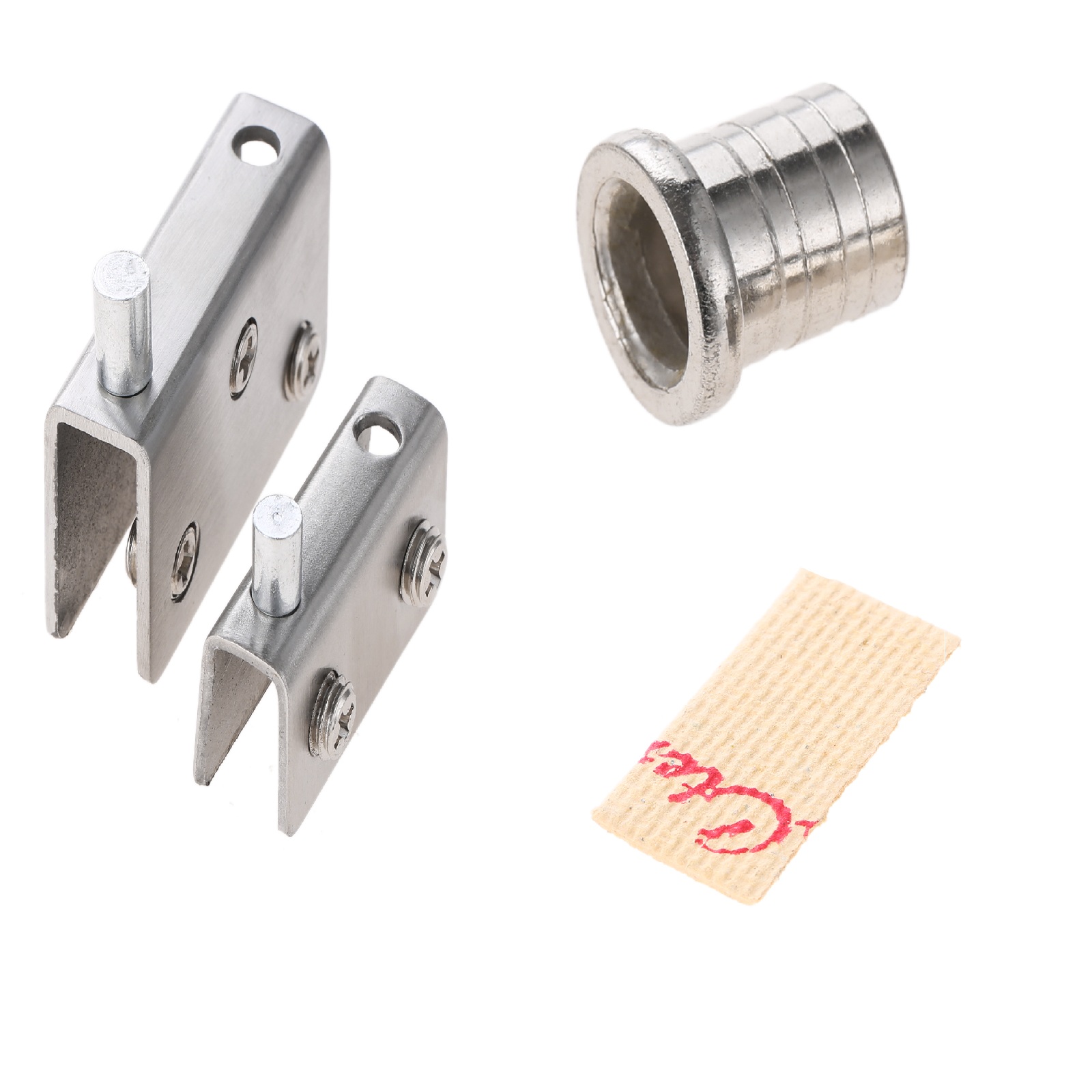 2 Pcs Glass Shelf Clamp Pivot  - огляд і ціна Glass Door Hinge