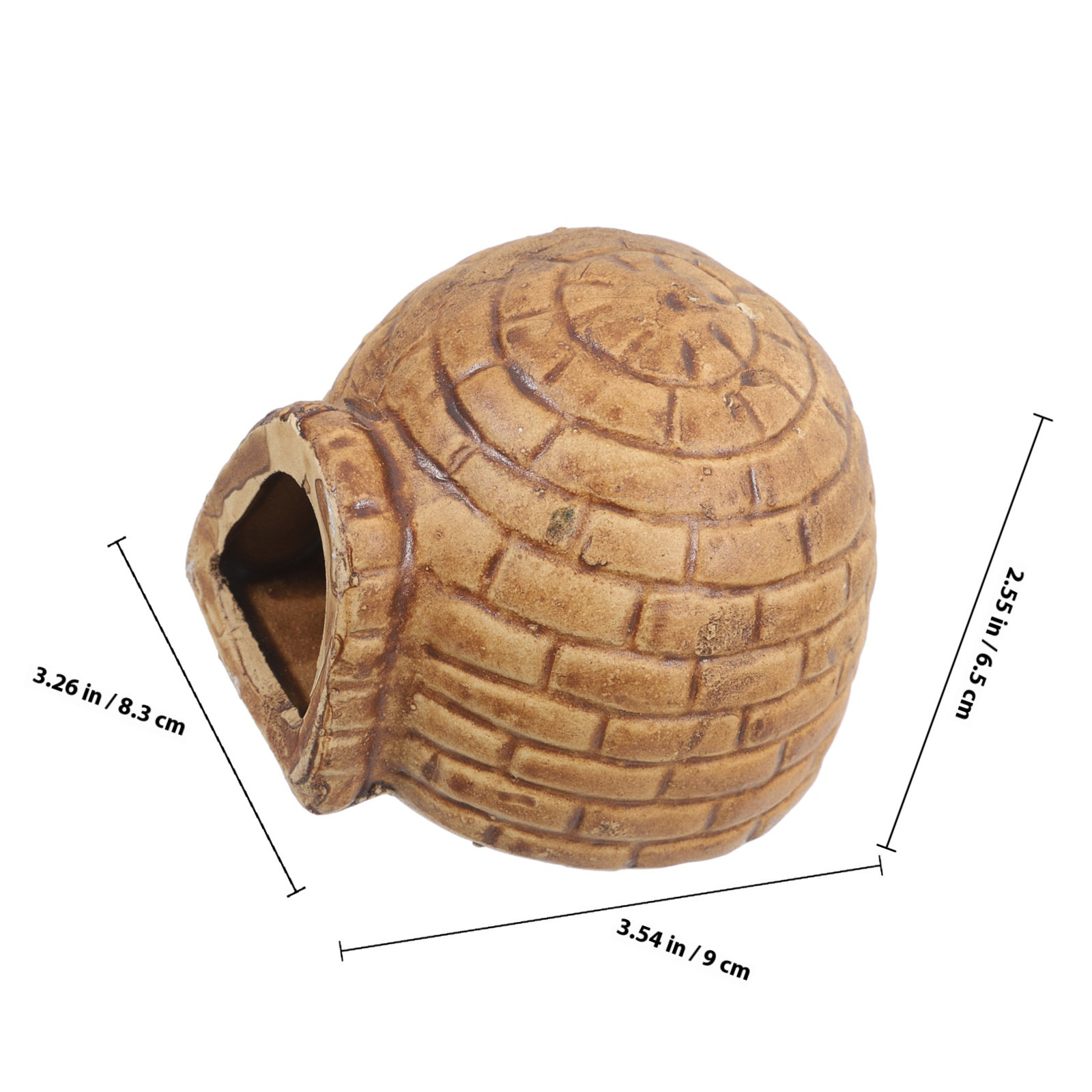 Durable Ceramic Pleco Caves Aq - огляд і ціна Hide Cave Ceramic
