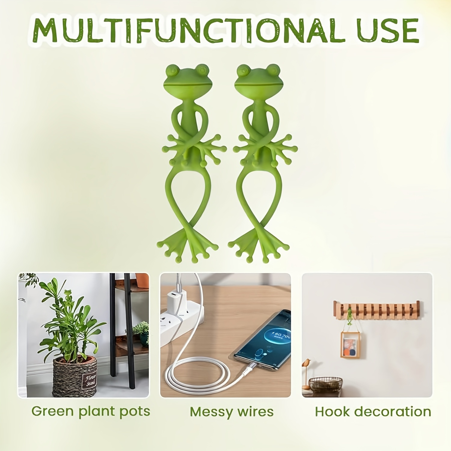 Creative Green Frog Plant Fixi - огляд і ціна Vine Climbing Plastic
