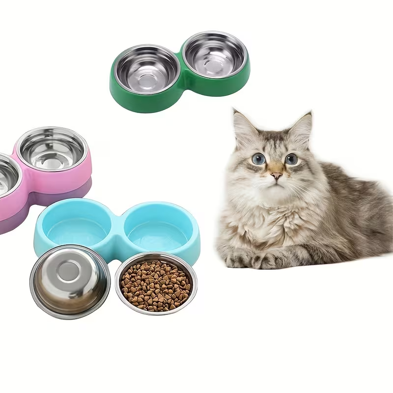 1pc Stainless Steel Double Dog - огляд і ціна Royal Canin Food Medium