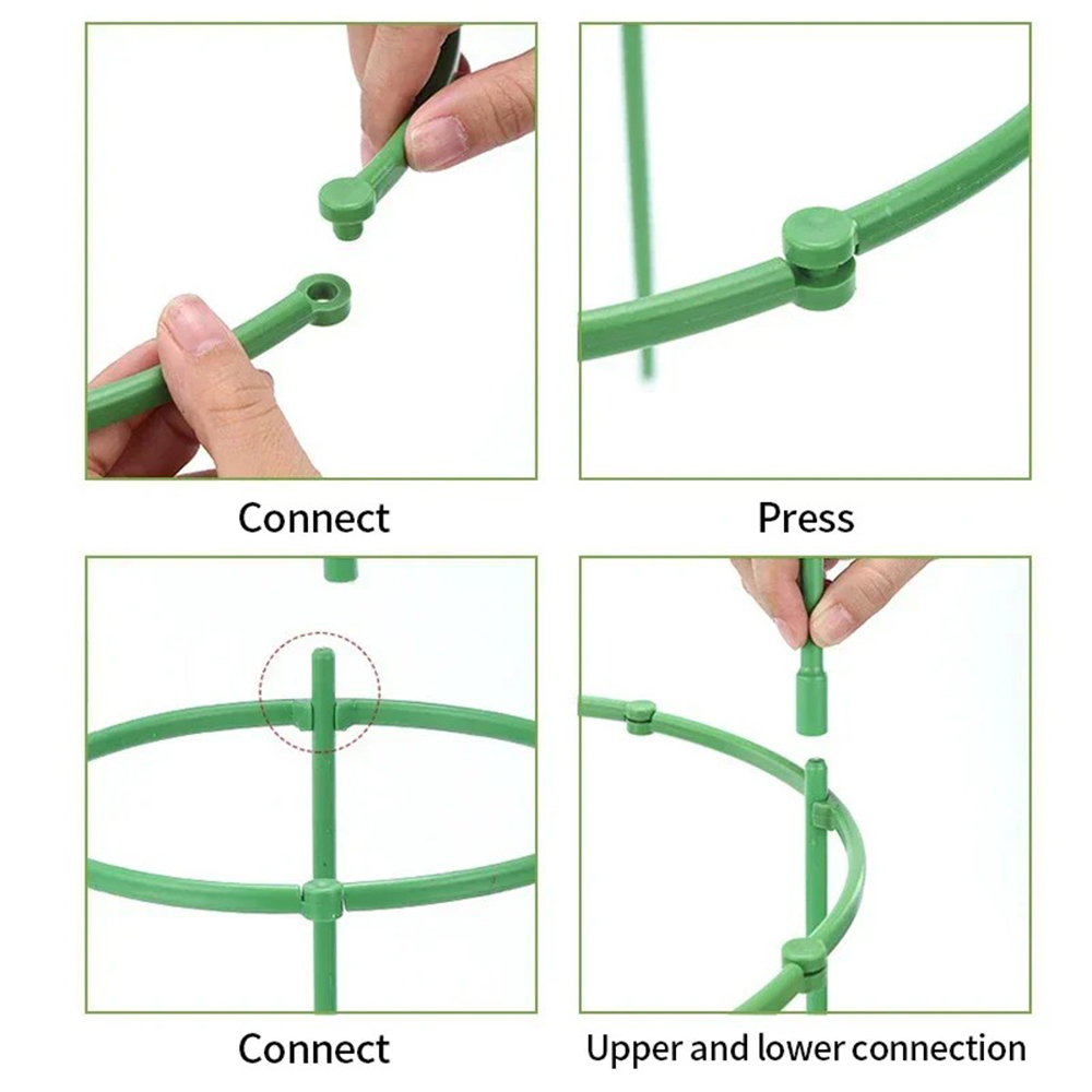 Half Round Plastic Plant Suppo - огляд і ціна Vine Climbing Plastic