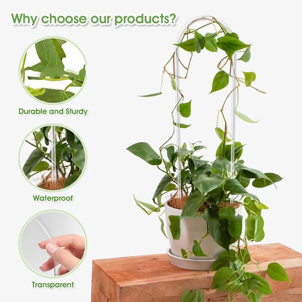 U Shaped Acrylic Trellis Suppo - огляд і ціна Vine Climbing Plastic